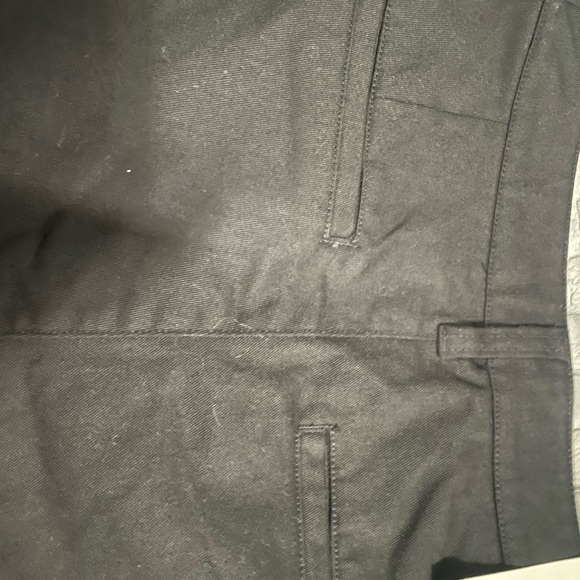 Brixton Victory Tuxedo Pants Women’s 25 W 27 L Black With Leopard Side Stripe - Picture 8 of 11